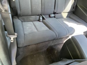 Car interior vacuuming Car interior vacuuming